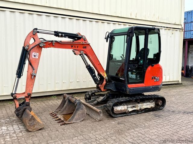 Minibagger YANMAR SV26 / 2018 BJ / 3.582 H / 3 x Löffel