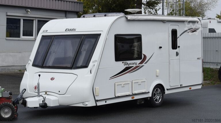 Wohnwagen  Elddis Odyssey 462 mit Mover und Vorzelt