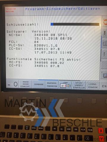 Vertical machining center HERMLE B 300 V