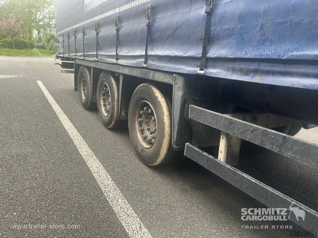 Open semitrailer with tarp Schmitz Cargobull Curtainsider Mega