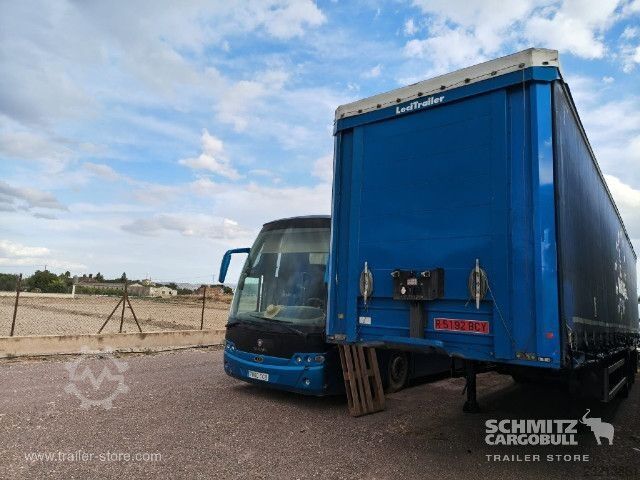 Open semitrailer with tarp Leci Trailer Semiremolque Lona Standard