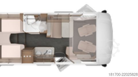 Integriertes Wohnmobil Knaus L!VE I 650 MEG *Klima*5-Pakete*Navi*4000kg*