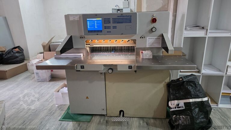 Paper cutting machine Wohlenberg 76