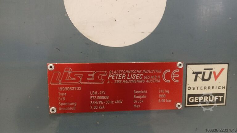 Insulating glass making machine Lisec LBH-25V