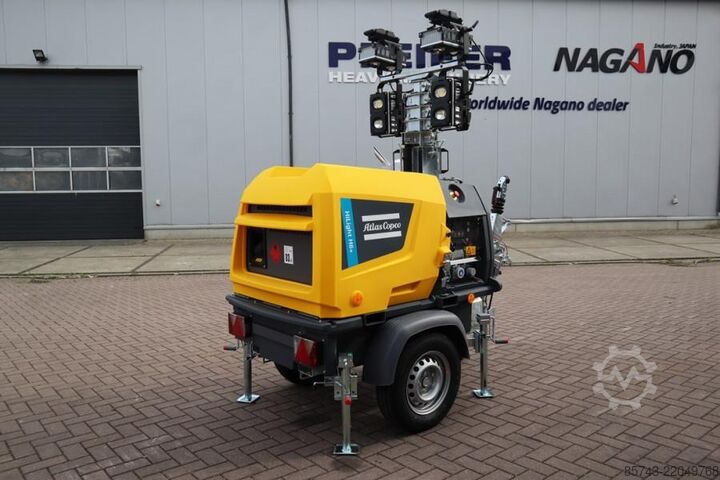 Lichtturm Atlas Copco Hilight H6+ Valid inspection, Max Boom Height 8m,