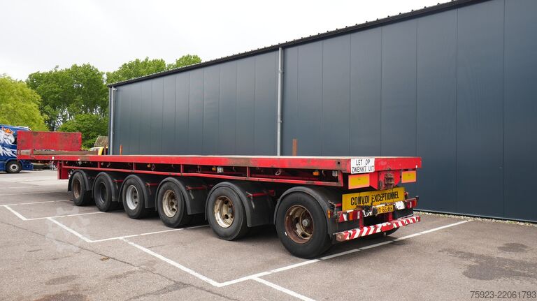 Nooteboom 6 axle counterweight flatbed trailer Nooteboom 6 AXLE COUNTERWEIGHT FLATBED TRAILER