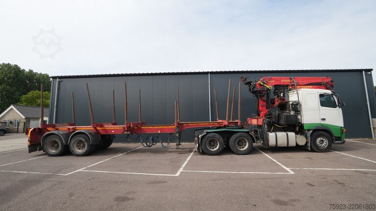 Crane truck Volvo FH 460 6x4 combi with Palfinger SRX 47 crane an...