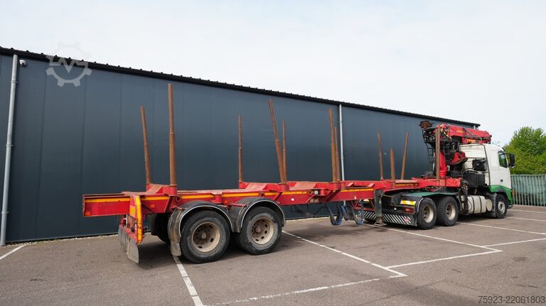 Crane truck Volvo FH 460 6x4 combi with Palfinger SRX 47 crane an...