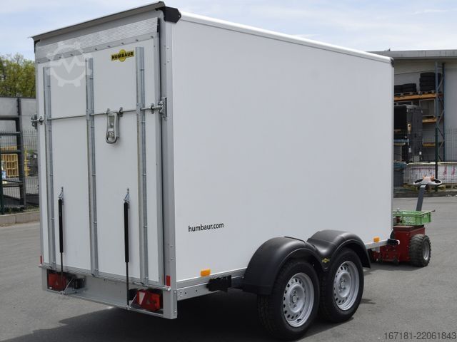 Box trailer HUMBAUR Koffer HK 253015-18P mit Überfahrwand