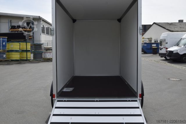 Box trailer HUMBAUR Koffer HK 253015-18P mit Überfahrwand