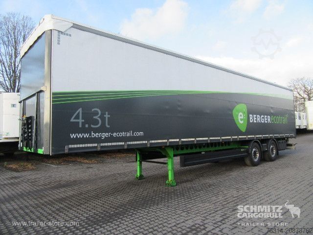 Auflieger mit Pritsche & Plane Berger Curtainsider Standard