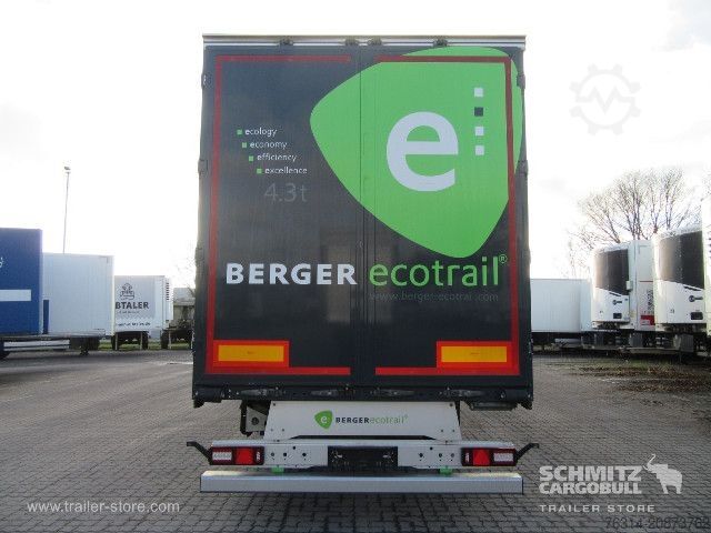 Auflieger mit Pritsche & Plane Berger Curtainsider Standard