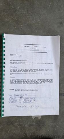 Kantenschleifmaschine ENORM / Kündig LBK 160