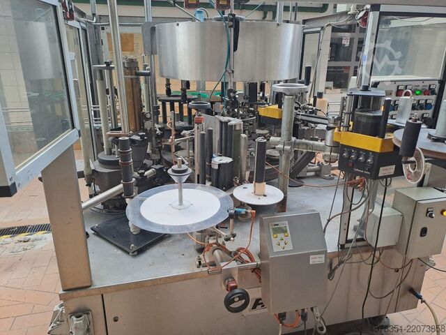 Etikettiermaschine für selbstklebende Etiketten P.E. Labellers UNIVERSAL 8T 3S + UNILOGO