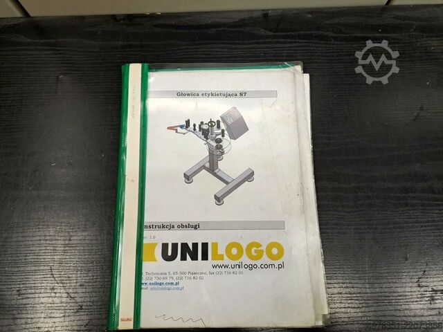 Etikettiermaschine für selbstklebende Etiketten P.E. Labellers UNIVERSAL 8T 3S + UNILOGO