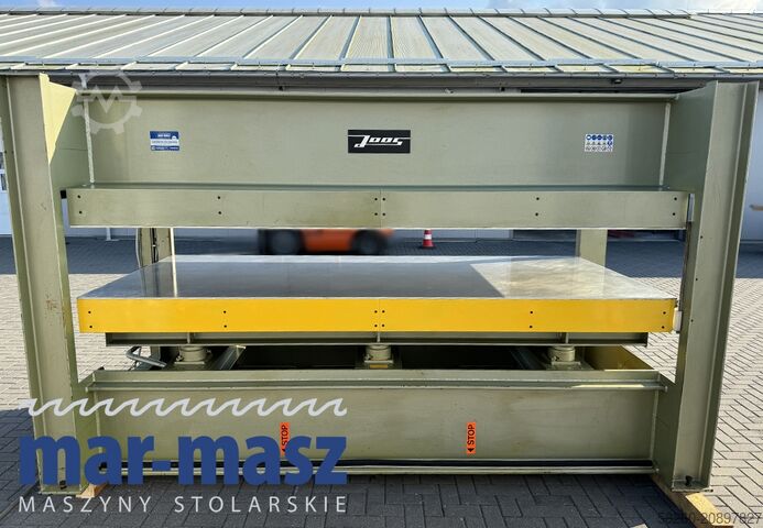 Hydraulic shelf press for veneer Joos typ HP 115 3000