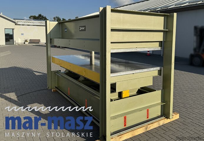 Hydraulic shelf press for veneer Joos typ HP 115 3000