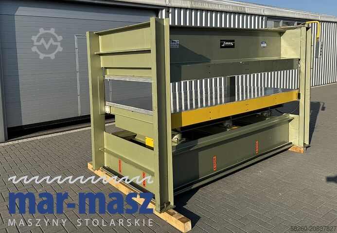 Hydraulic shelf press for veneer Joos typ HP 115 3000