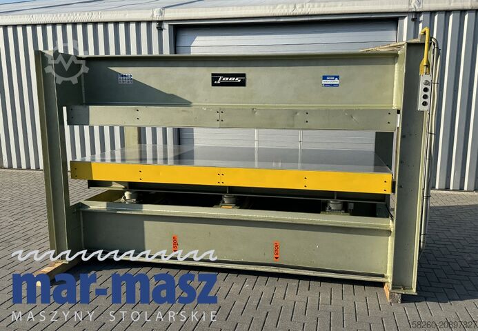 Hydraulic shelf press for veneer Joos typ HP 115 3000