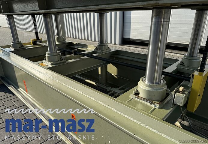 Hydraulic shelf press for veneer Joos typ HP 115 3000