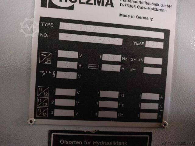 Panel saw HOLZMA HPP 350