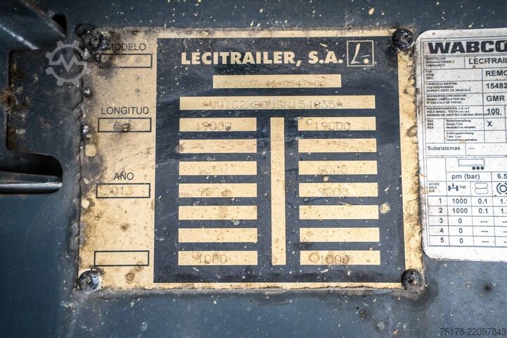 Tarpaulin LECITRAILER R2