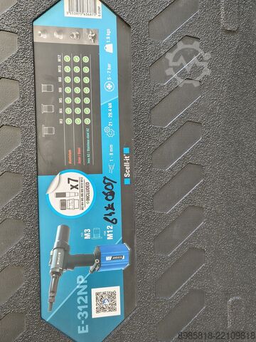 Pneumatic-hydraulic riveting tool Scell-It E-312NP