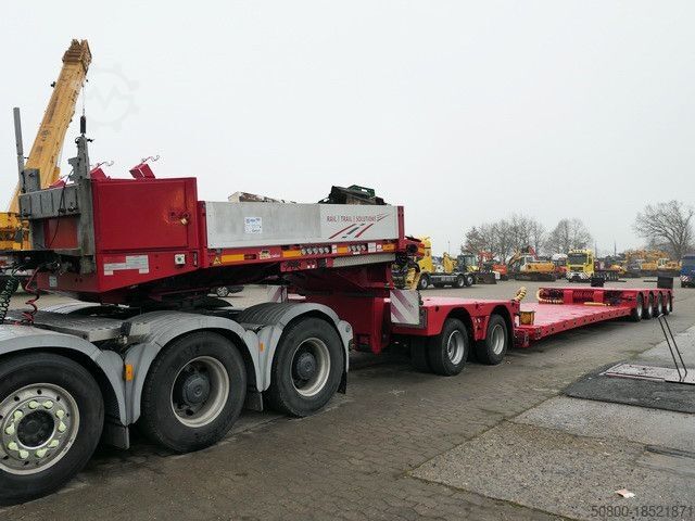 Tieflader-Sattelauflieger DOLL T6E-S3/25-2+4, Tiefbett, teleskopierbar, Dolly