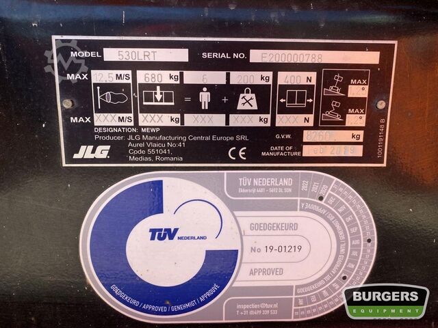 Scissor lift JLG 530LRT