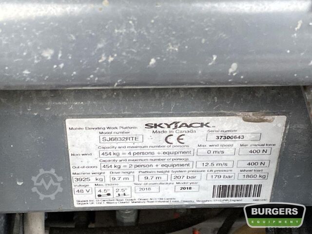 Scherenhebebühne Skyjack SJ6832 RTE