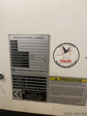 Vertical machining center MAZAK SMART 530C