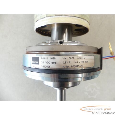 Steuerung KUKA Rotor für 1FK7083-5AF81 SN:YFV950654075018 mit 86 61111H39 Binder Bremse