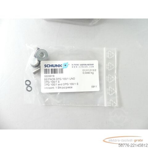 Komponente Schunk DPG 100 Parralelgreifer SN: 370253 + DPG 100/1 und DPG 100/1 S -ungebr.-
