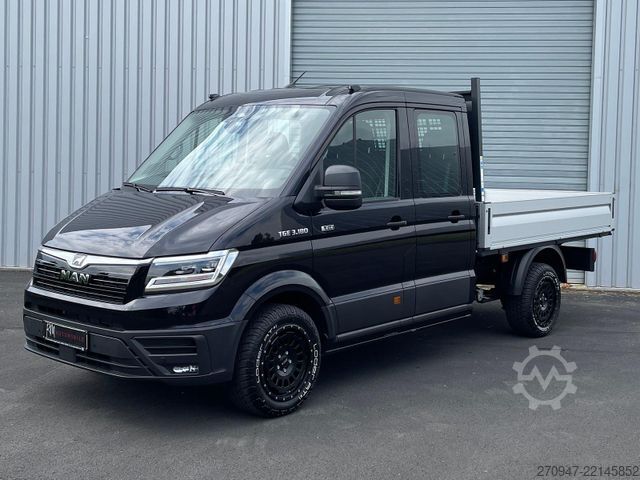 Pritschenwagen MAN TGE 3.180 Pritsche DOKA MR 4x4 ACC LED DIFF-SPER