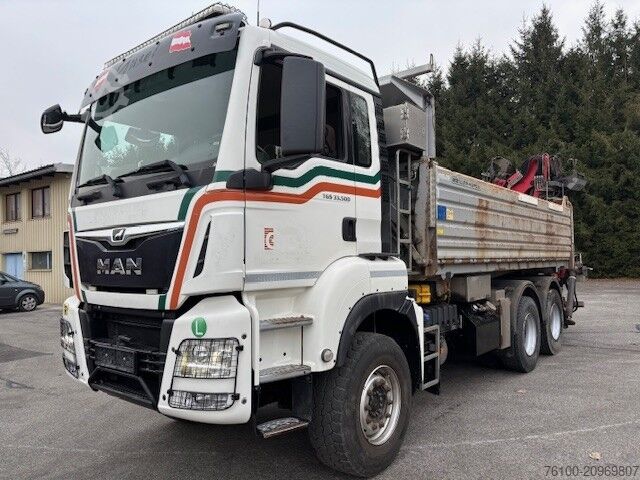 Three-sided tipper truck MAN TGS 33.500 3-S.-Gesteinskipper+PENZ 15Z