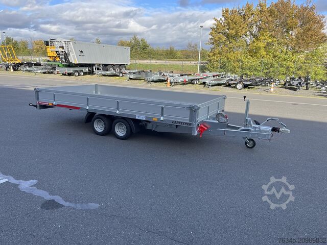 Car carrier trailer Temared CARKEEPER 4021/2 2,7 to. mit Bordwänden