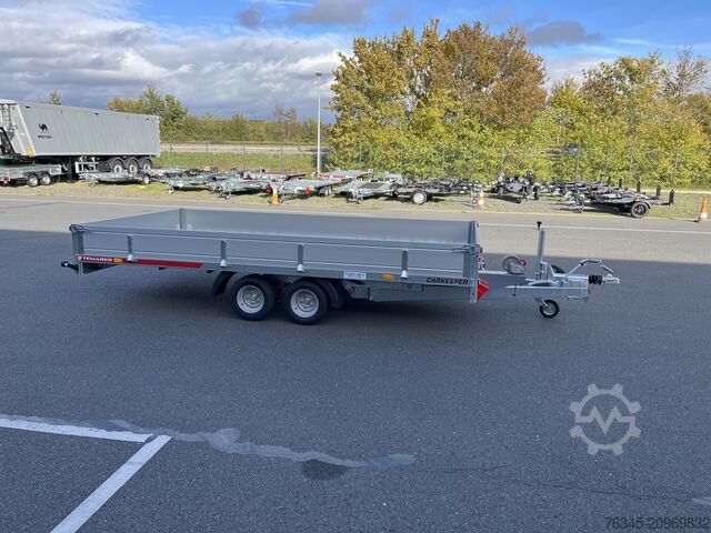 Autotransporter Anhänger Temared CARKEEPER 4021/2 2,7 to. mit Bordwänden