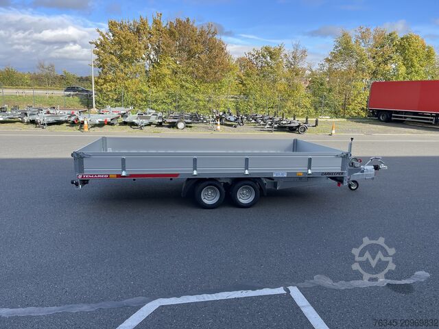 Car carrier trailer Temared CARKEEPER 4021/2 2,7 to. mit Bordwänden