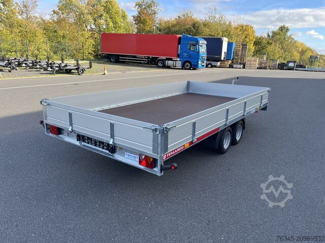 Car carrier trailer Temared CARKEEPER 4021/2 2,7 to. mit Bordwänden