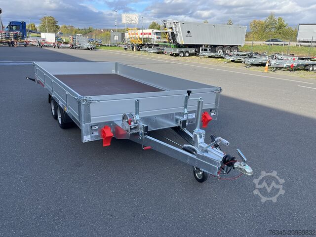 Car carrier trailer Temared CARKEEPER 4021/2 2,7 to. mit Bordwänden