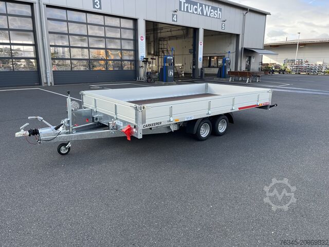 Car carrier trailer Temared CARKEEPER 4021/2 2,7 to. mit Bordwänden