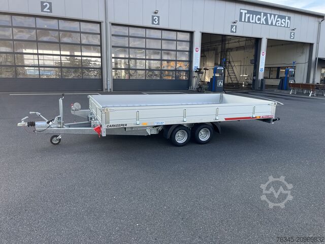 Car carrier trailer Temared CARKEEPER 4021/2 2,7 to. mit Bordwänden