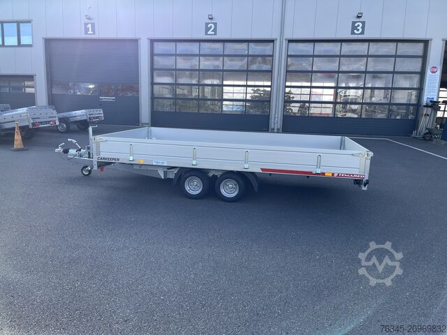 Car carrier trailer Temared CARKEEPER 4021/2 2,7 to. mit Bordwänden