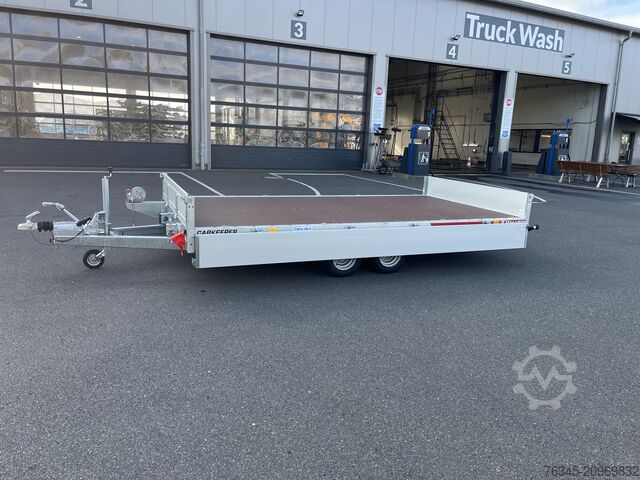 Car carrier trailer Temared CARKEEPER 4021/2 2,7 to. mit Bordwänden
