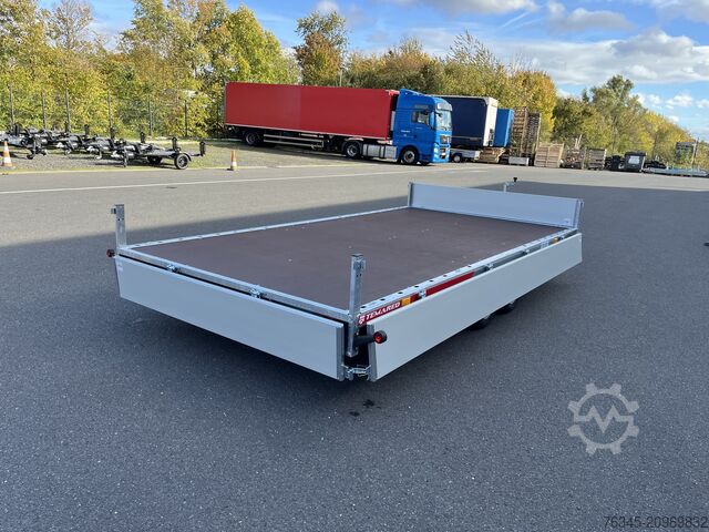 Car carrier trailer Temared CARKEEPER 4021/2 2,7 to. mit Bordwänden