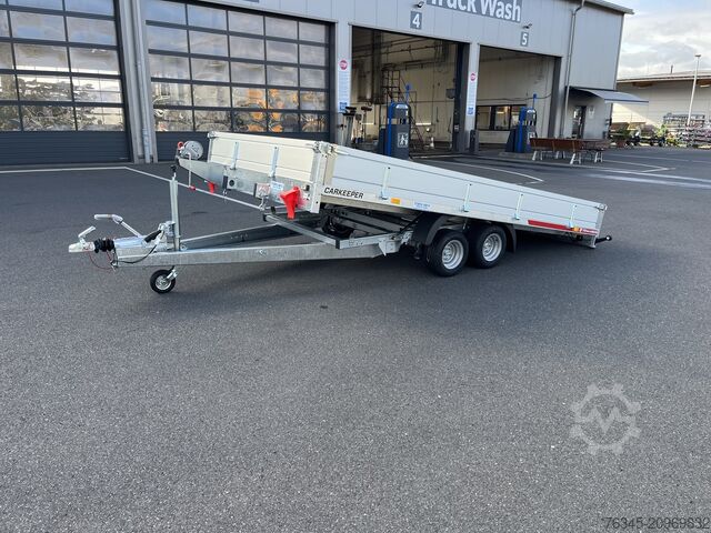 Car carrier trailer Temared CARKEEPER 4021/2 2,7 to. mit Bordwänden