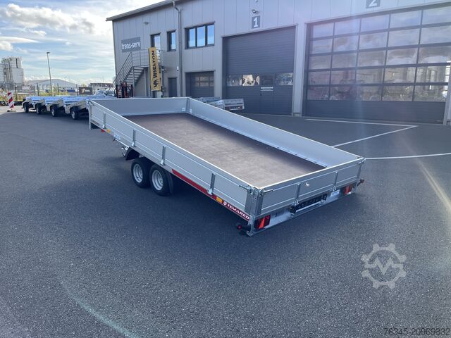 Car carrier trailer Temared CARKEEPER 4021/2 2,7 to. mit Bordwänden