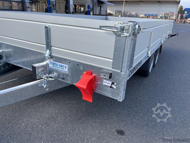 Car carrier trailer Temared CARKEEPER 4021/2 2,7 to. mit Bordwänden