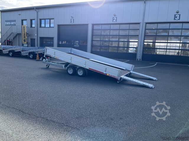 Car carrier trailer Temared CARKEEPER 4021/2 2,7 to. mit Bordwänden