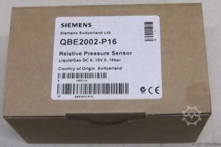 Pressure sensor Siemens QBBE2002-P16